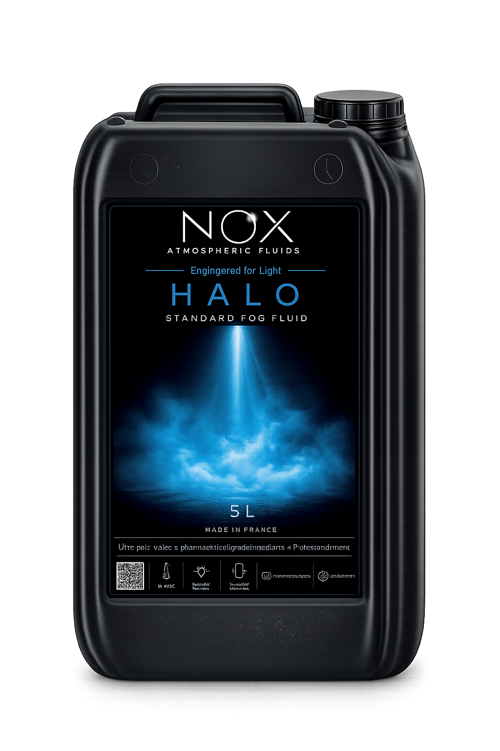 HALO – liquide pour machine à fumée professionnel NOX 5 L