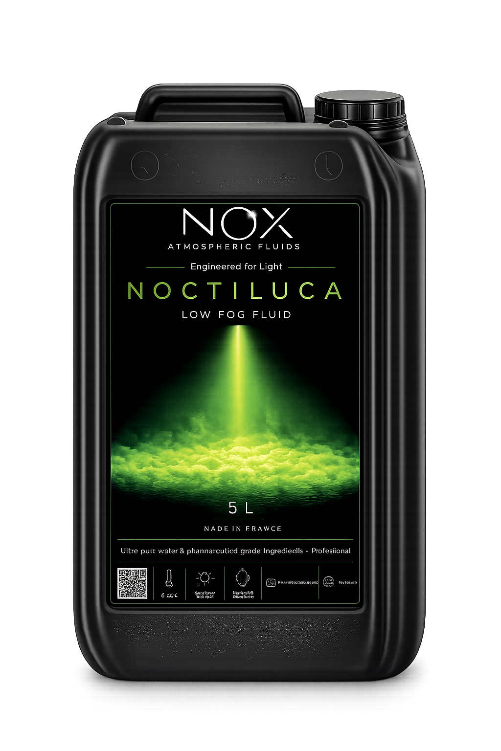 NOCTILUCA – liquide fumée lourde effet au sol professionnel NOX 5 L