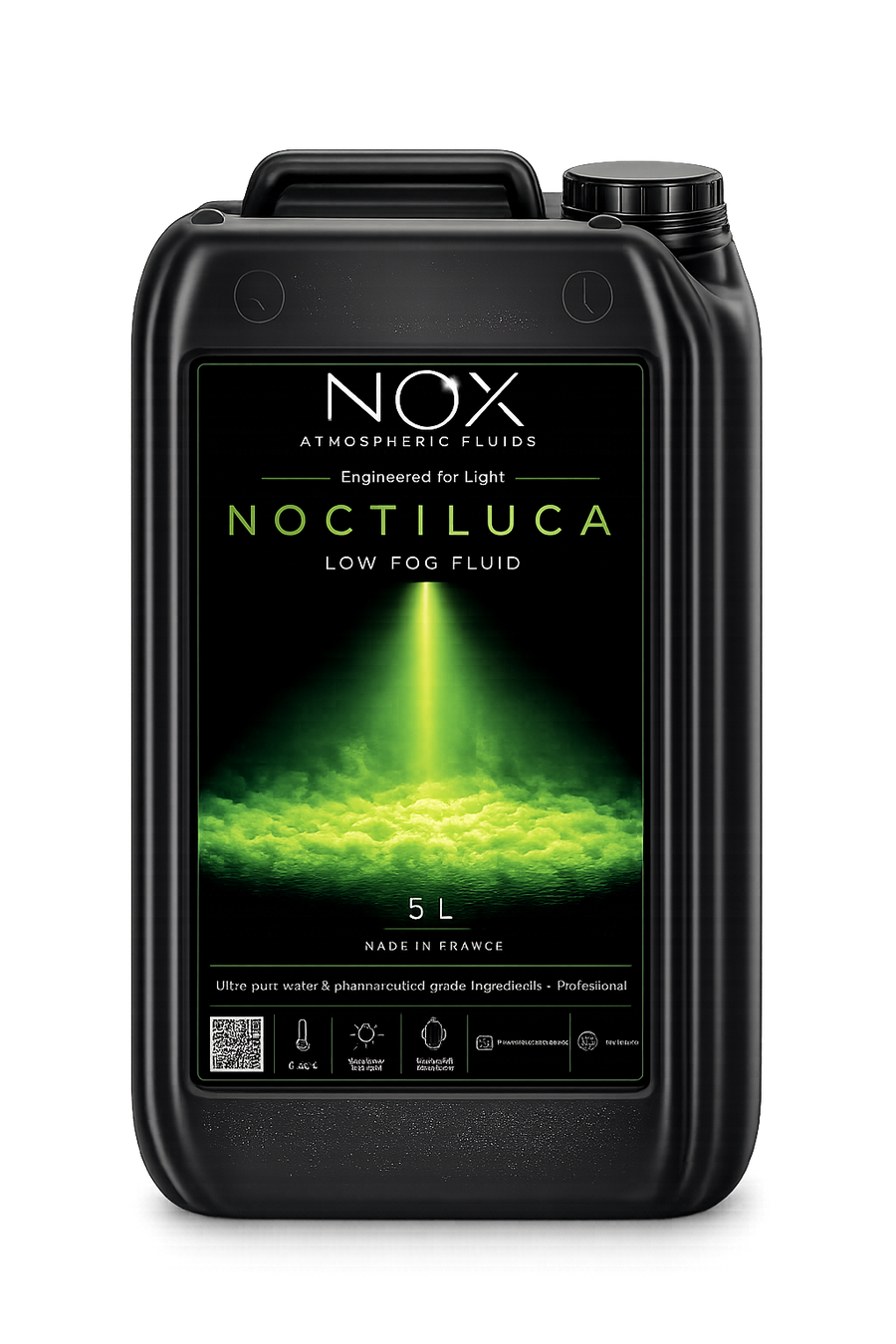 NOCTILUCA liquide fumée lourde effet au sol professionnel NOX